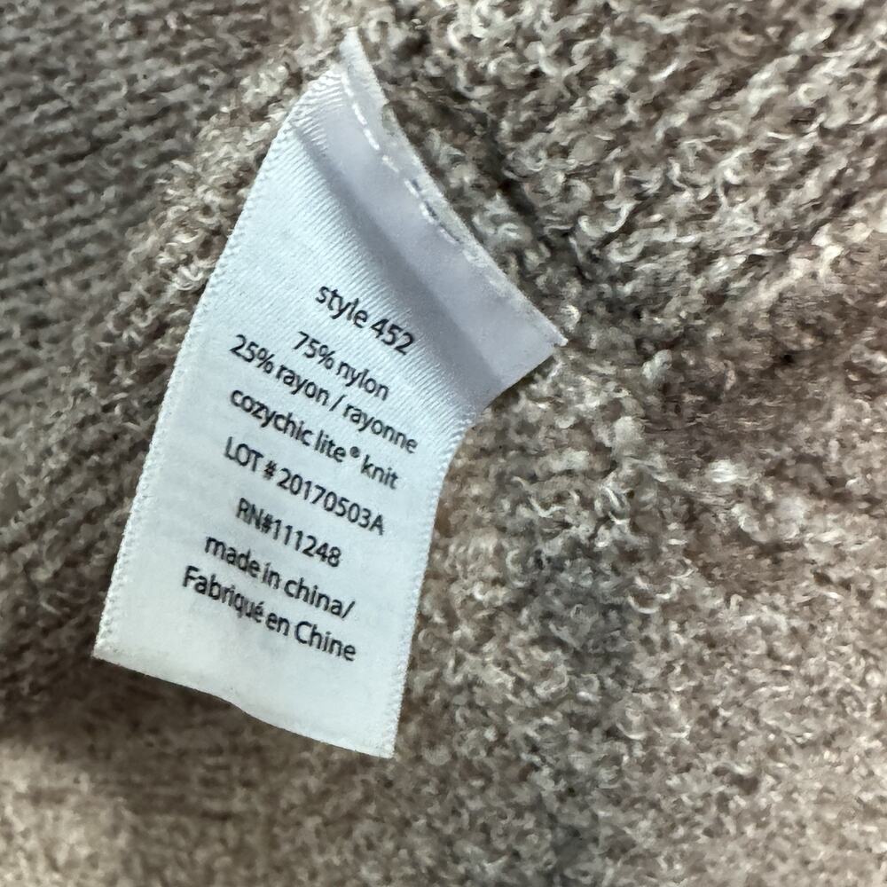 Barefoot Dreams CozyChic Lite Womens Brown Ultra Soft Open Front Cardigan M - Picture 5 of 7